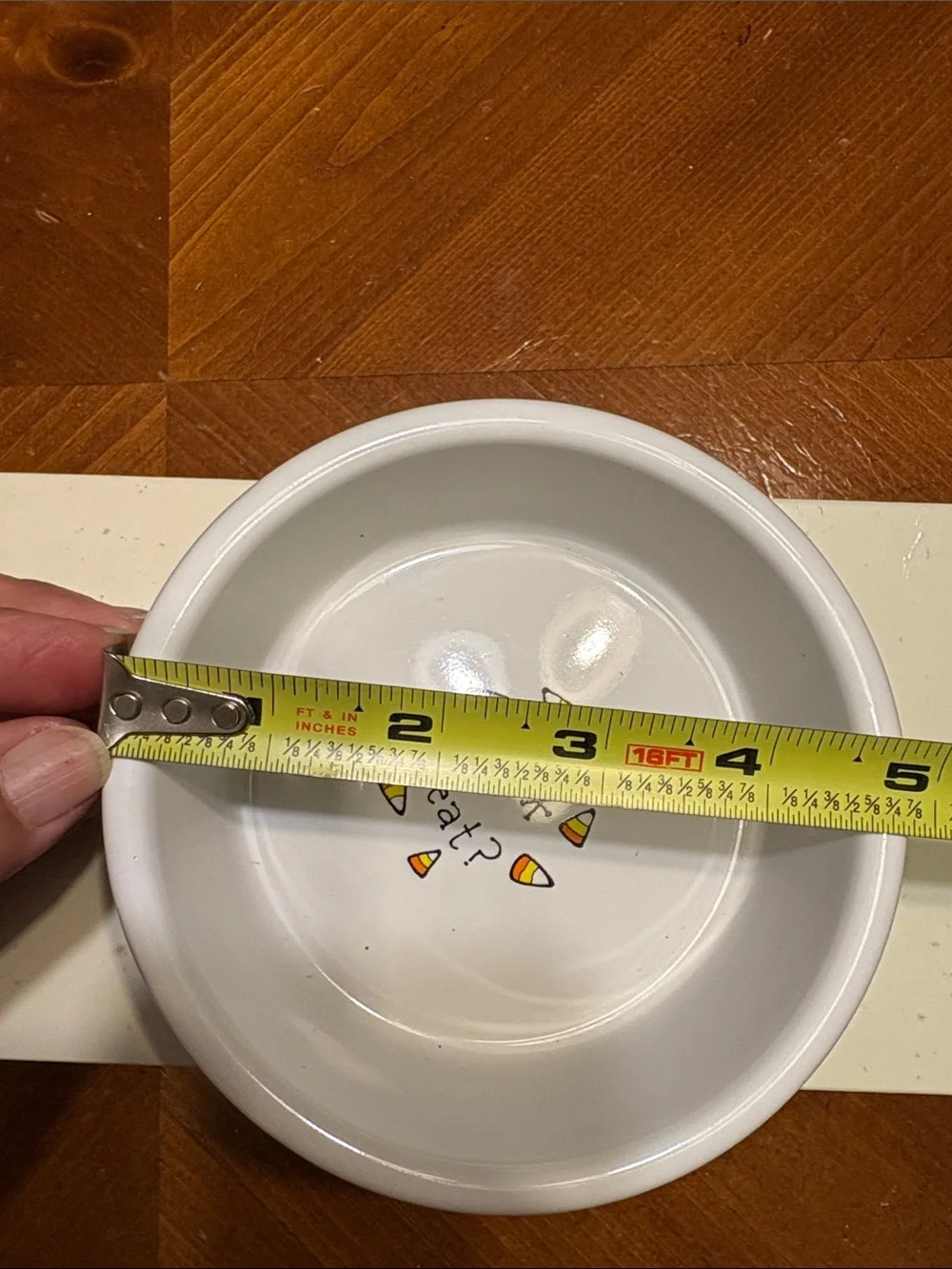 White Ceramic Bowl with 